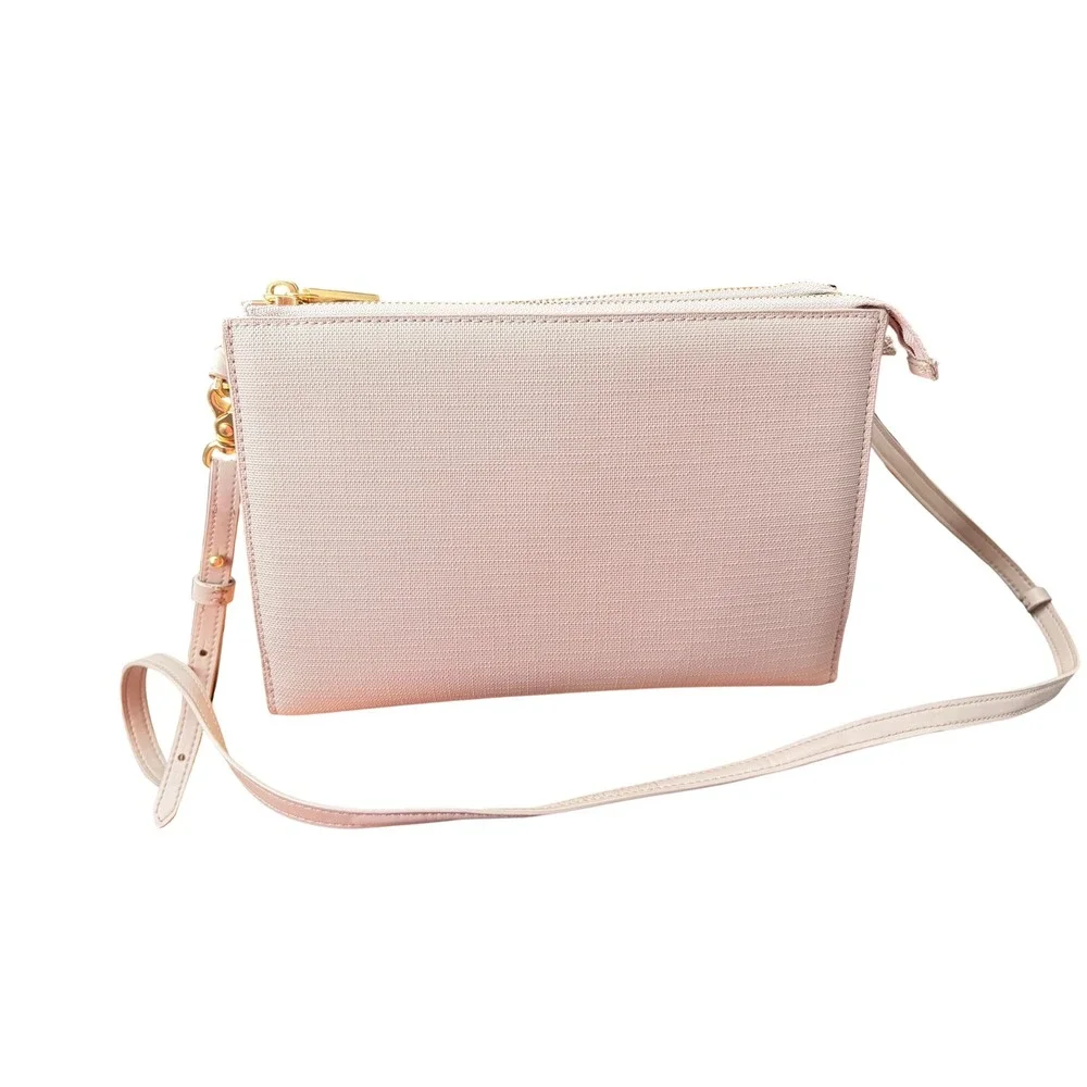 Dagne Dover Dakota Crossbody Wallet Women Small Ash Blue Grey